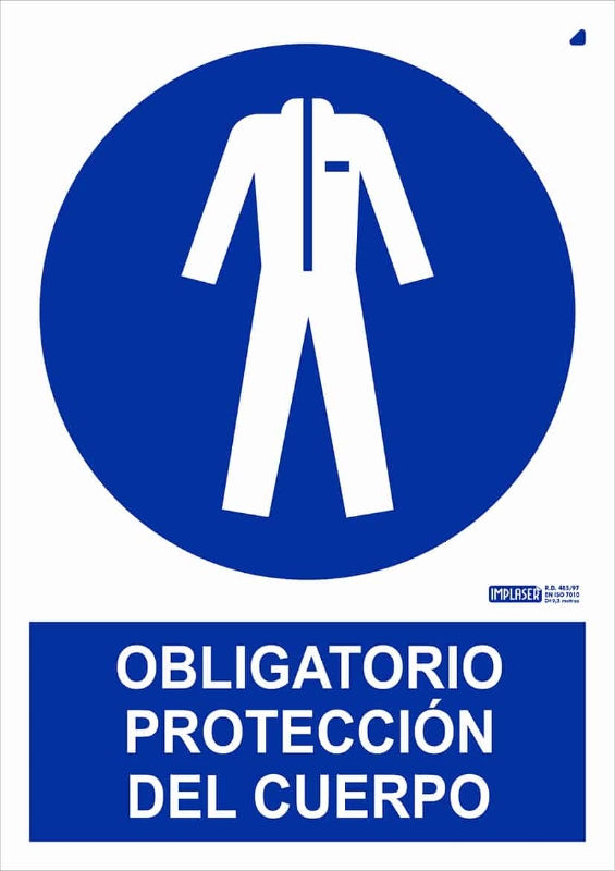 OBLIG PROTECCION DEL CUERPO 29,7X21 CM