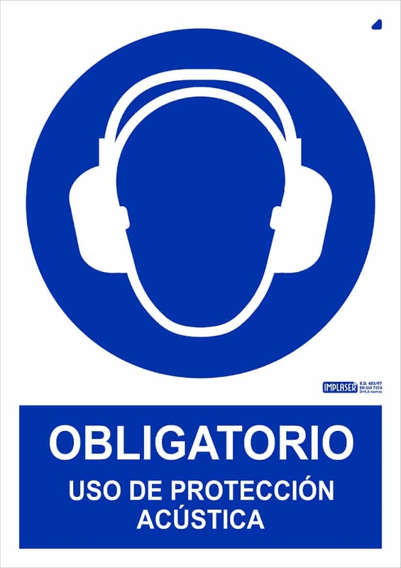 OBLIG USO PROTECCION ACUSTICA 29,7X21 CM