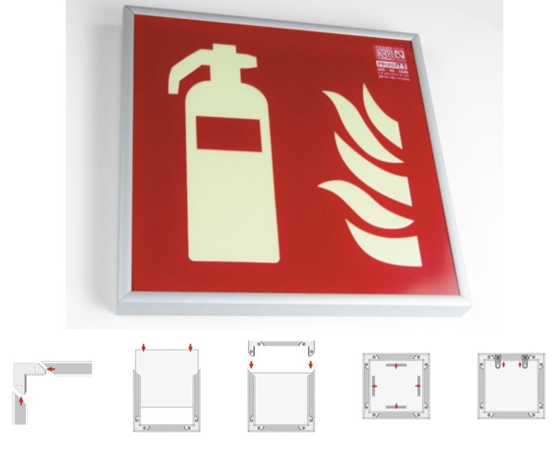 MARCO PARED ESTÁNDAR 16,0 X 32,0 CM