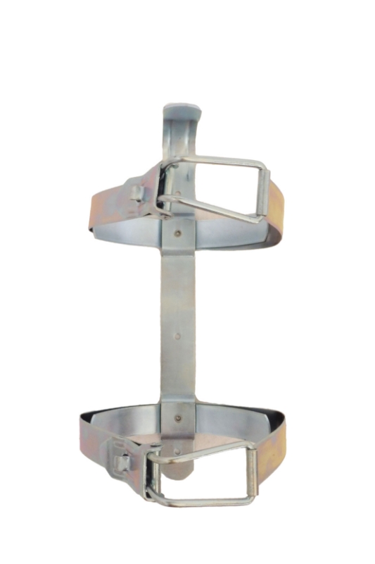 SOPORTE EXTINTOR 6 KG, DOS FLEJES