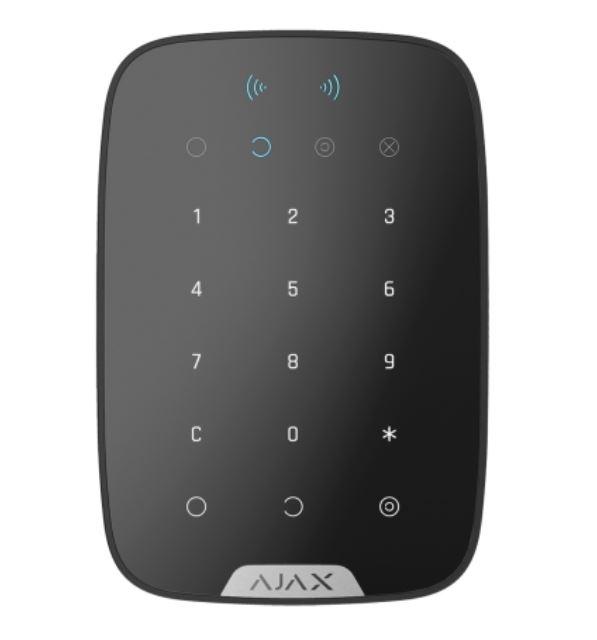 TECLADO INDEPEND C/ LECTOR AJAX BIDI NEG