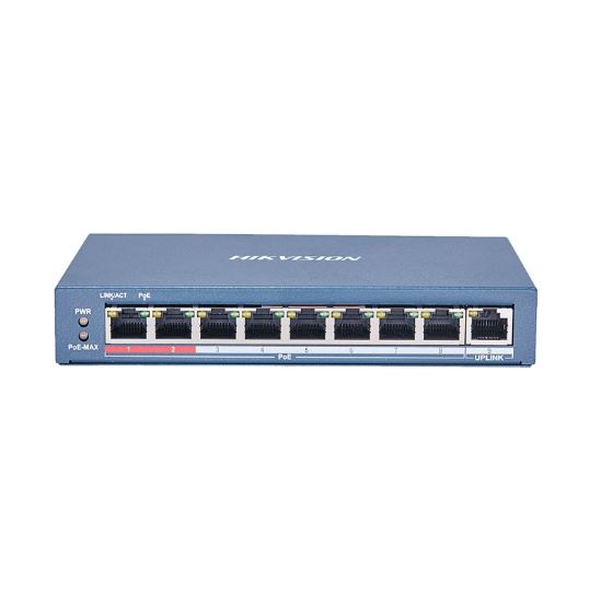 SWITCH 8 PoE  10/100 +1RJ45