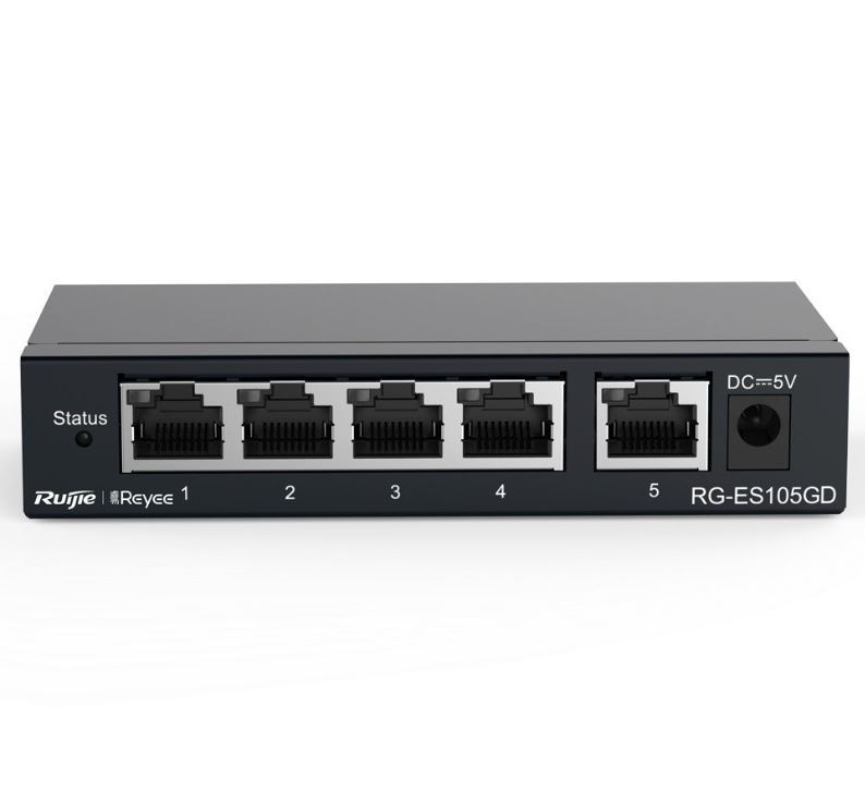 SWITCH 5 PTOS 10/100/1000Mbps 