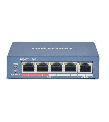 SWITCH 4PTOS PoE 100Mbps +1 RJ45