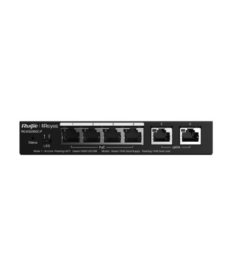 SWITCH 4PTOS PoE +2 RJ45 +1 SFP CLOUD