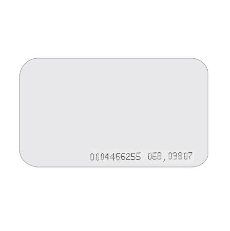 TARJETA PROX NUMERADA MF PASIVO