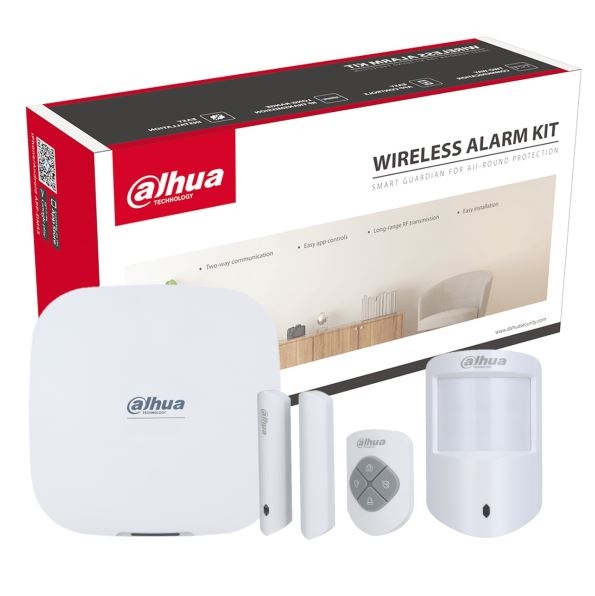 KIT ALARMA DAHUA CENTRAL+DET+CM+MANDO