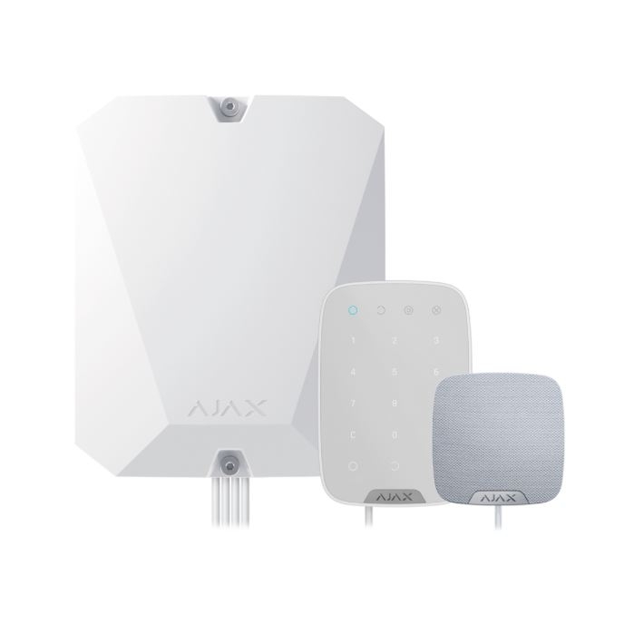 KIT FIBRA HUBHYBRID +FHOMESIREN+FKEYPAD