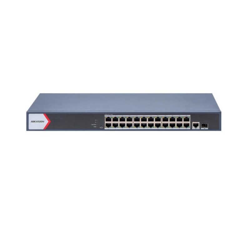 HIKVISION. SWTICH 24PoE +1Gb +2SFP 230W 