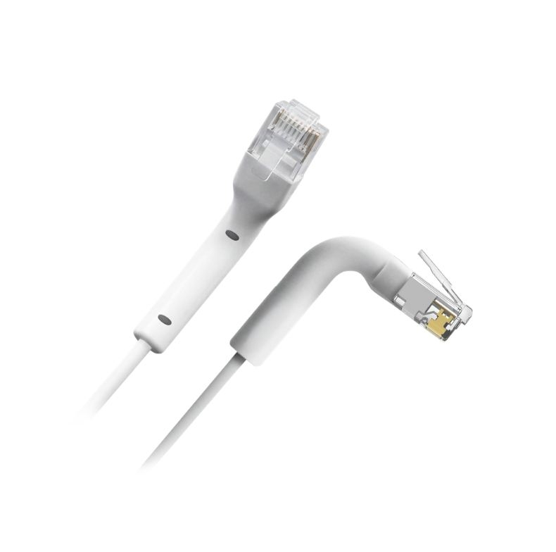 CABLE UTP FLEXIBLE CAT6A 0,2m BLANCO
