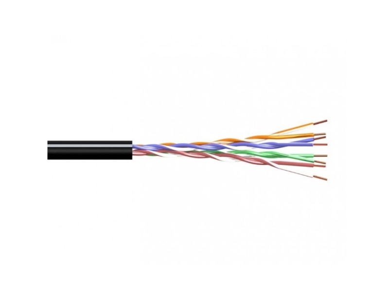 CABLE UTP 5E EXTERIOR CCA 24AWG 305m