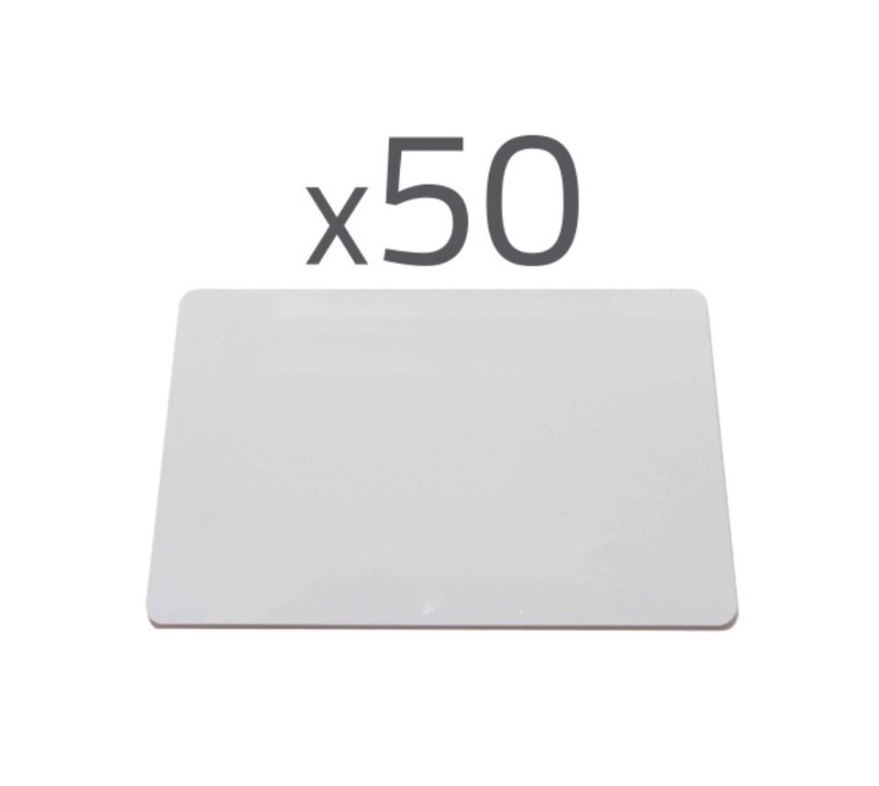 PACK 50 TARJETAS DE PROXIMIDAD 125 KHz